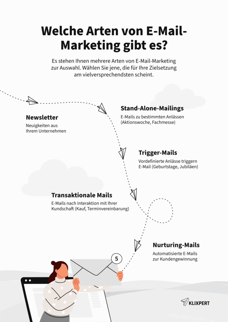 Arten des E-Mail-Marketings