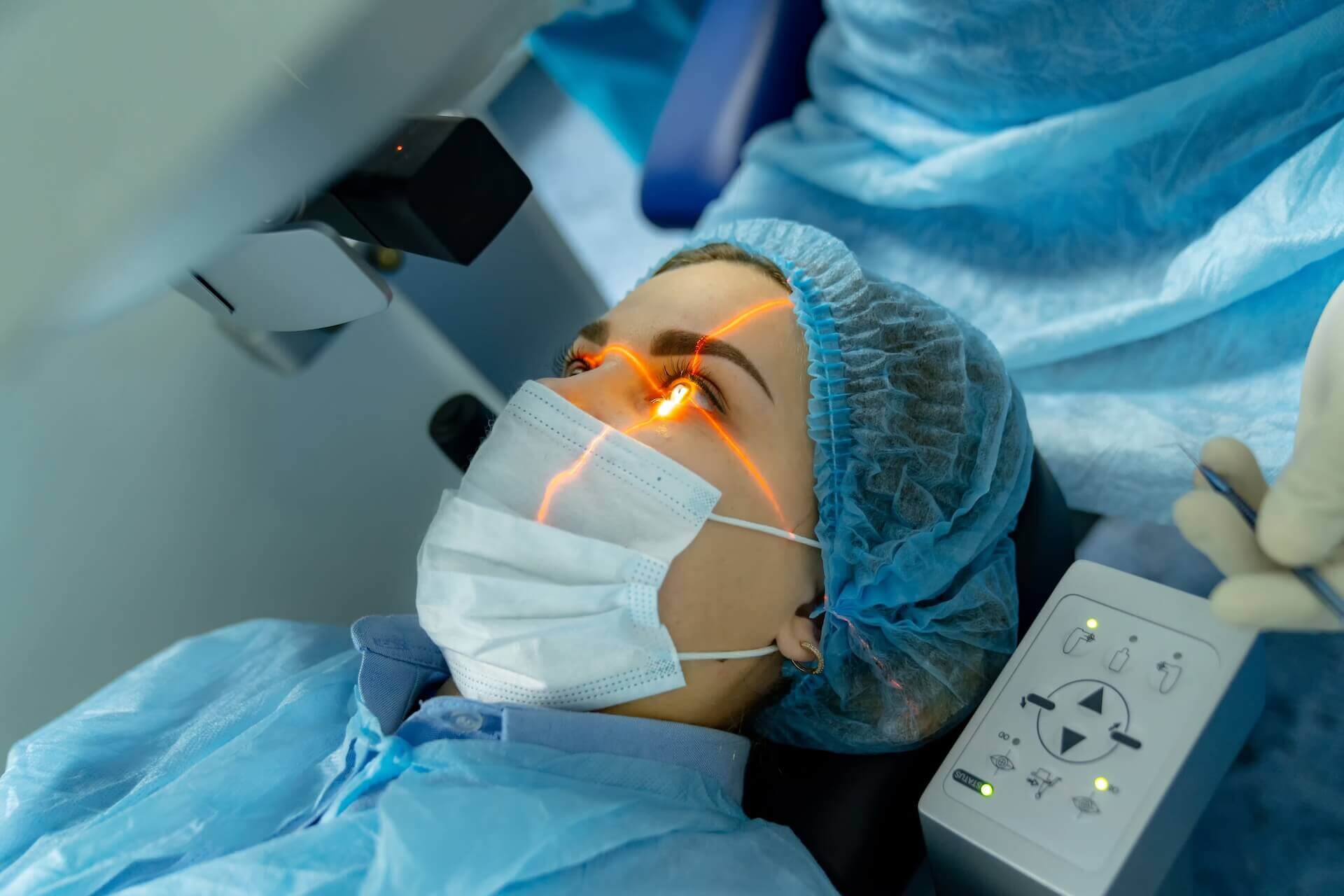 Augenlaser-Operation