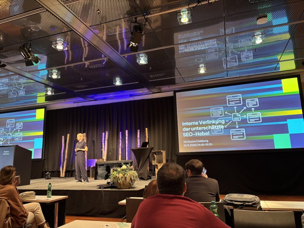 Insights von der SEOkomm 2025 in Salzburg - Interne Verlinkung – der unterschätzte SEO-Hebel